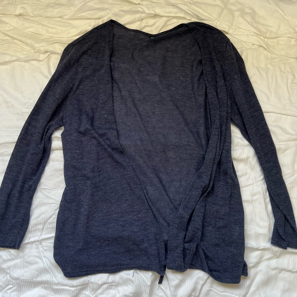 Shien 2XL Navy Blue Cardigan